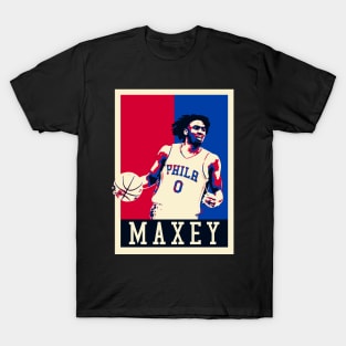 Tyrese Maxey Pop Art Style T-Shirt